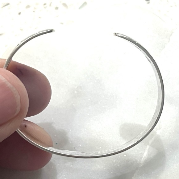 James Avery Sterling Silver 5.5" Kid Open Bangle Bracelet Birds & Flowers. - Picture 3 of 7